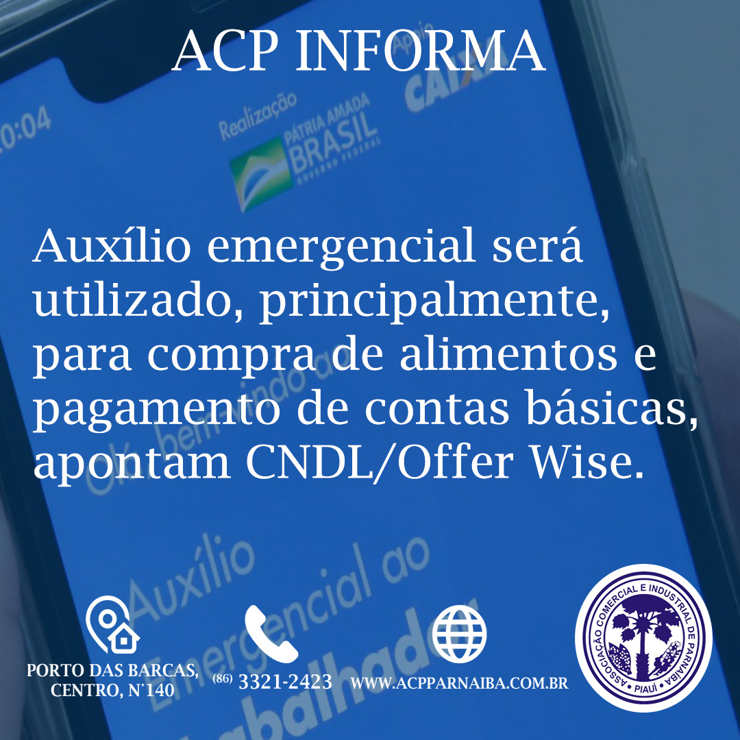 Post do instagram da ACP Parnaíba @acpparnaiba